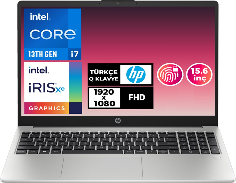 250 G10 968L4ET i7-1355U 8GB 512GB SSD 15.6 FHD FreeDOS