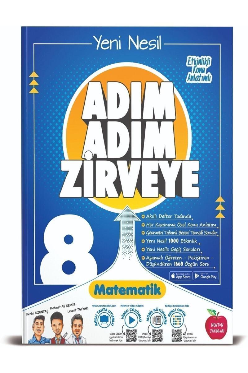 Newton Yayınları 8. Sınıf Adım Adım Zirveye Matematik Soru Bankası