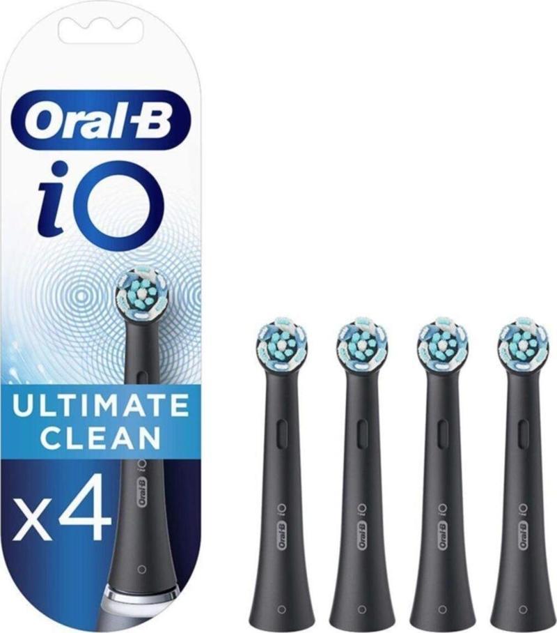 İo Ultimate Clean Siyah Diş Fırçası Yedek Başlığı 4 Adet