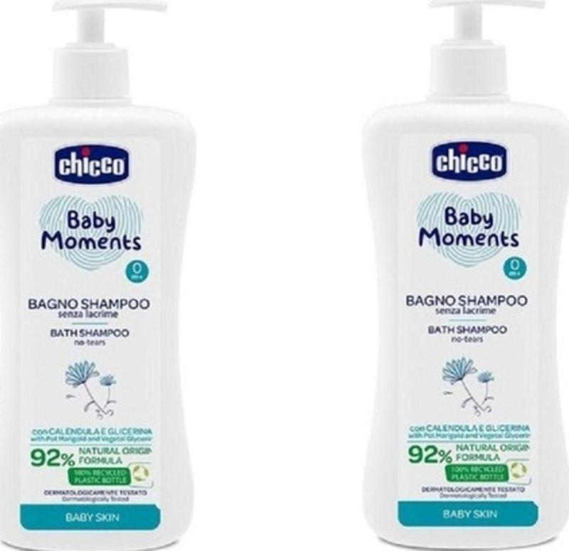 Baby Moments Doğal Saç Ve Vücut Şampuanı 750 Ml X 2 Adet
