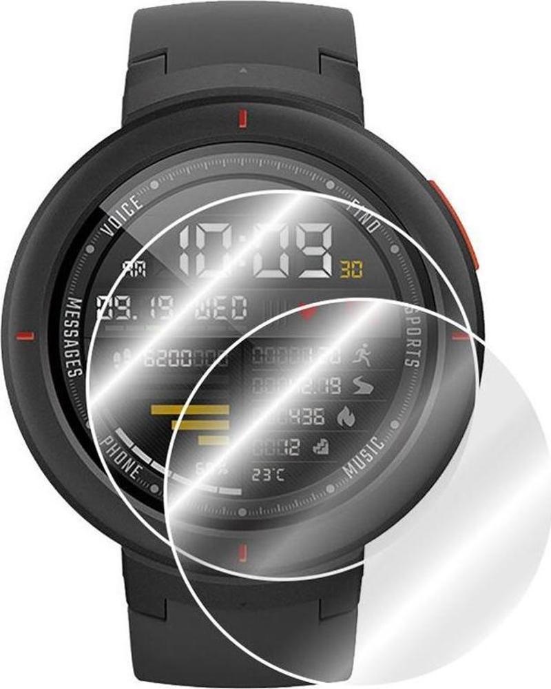 Amazfit Verge Lite Ön Darbe Emici Ekran Koruyucu Nano Cam (4 Adet)