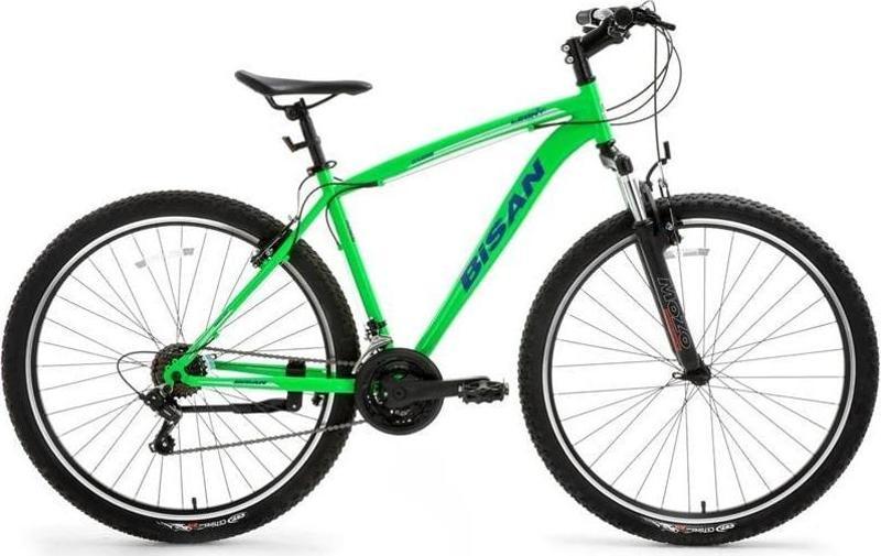 LEON ERKEK DAĞ BİSİKLETİ 48CM V 29 JANT 21 VİTES NEON YEŞİL LACİVERT