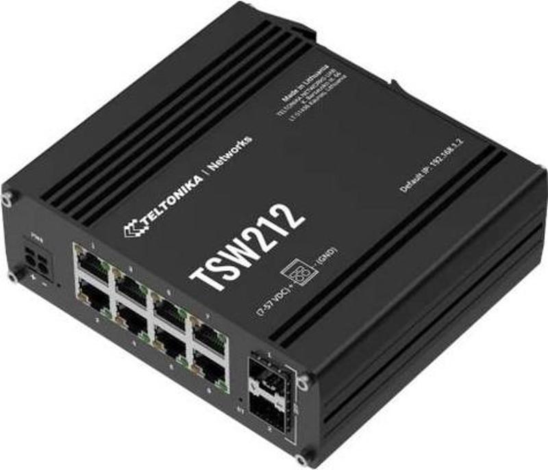 8 x RJ45 ports, 10/100/1000 Mbps, L2 managed Ethernet switch