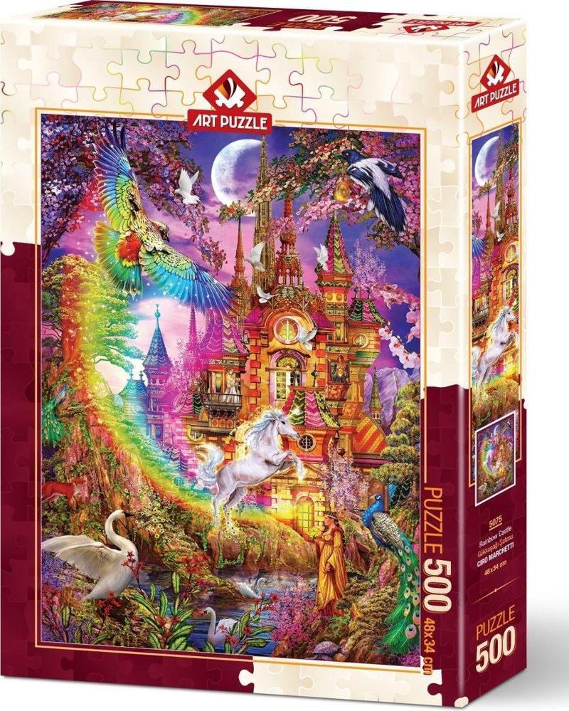 500 Parça Puzzle Gökkuşağı Şatosu 5075