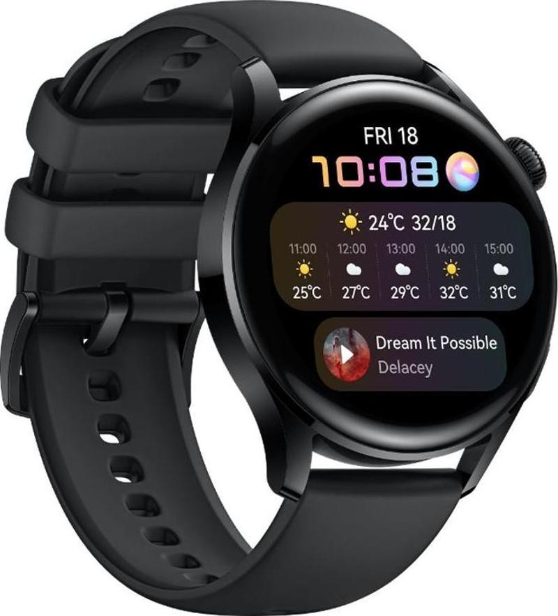 Huawei Watch GT3 42mm İle Uyumlu Ön Darbe Emici Ekran Koruyucu Nano Cam (4 Adet)