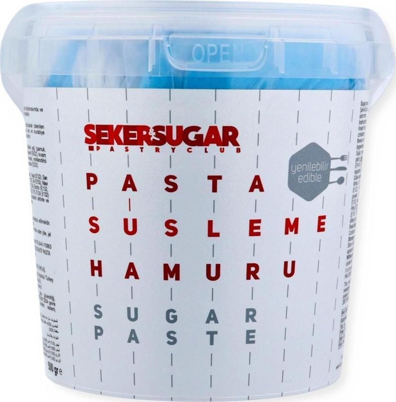 Şeker Sugar Şeker Hamuru Mavi 500 gr