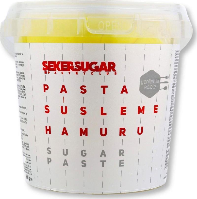 Şeker Sugar Şeker Hamuru Sarı 500 gr