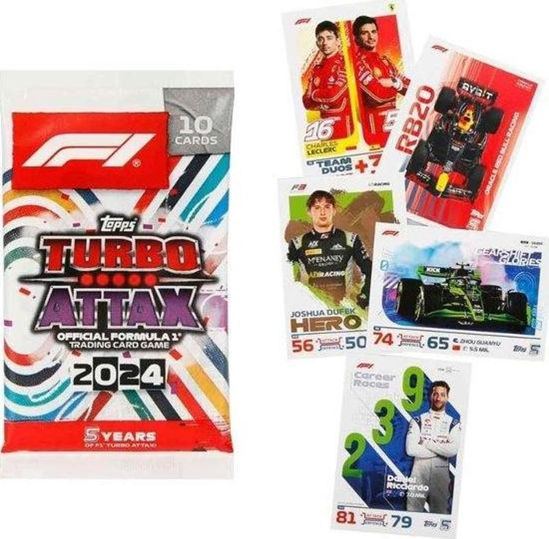 Formula 1 Turbo Attax 2024 Koleksiyon Kartları