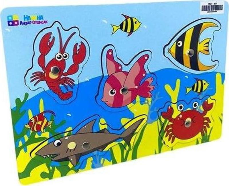 Ahşap Deniz Dünyası Puzzle Bultak