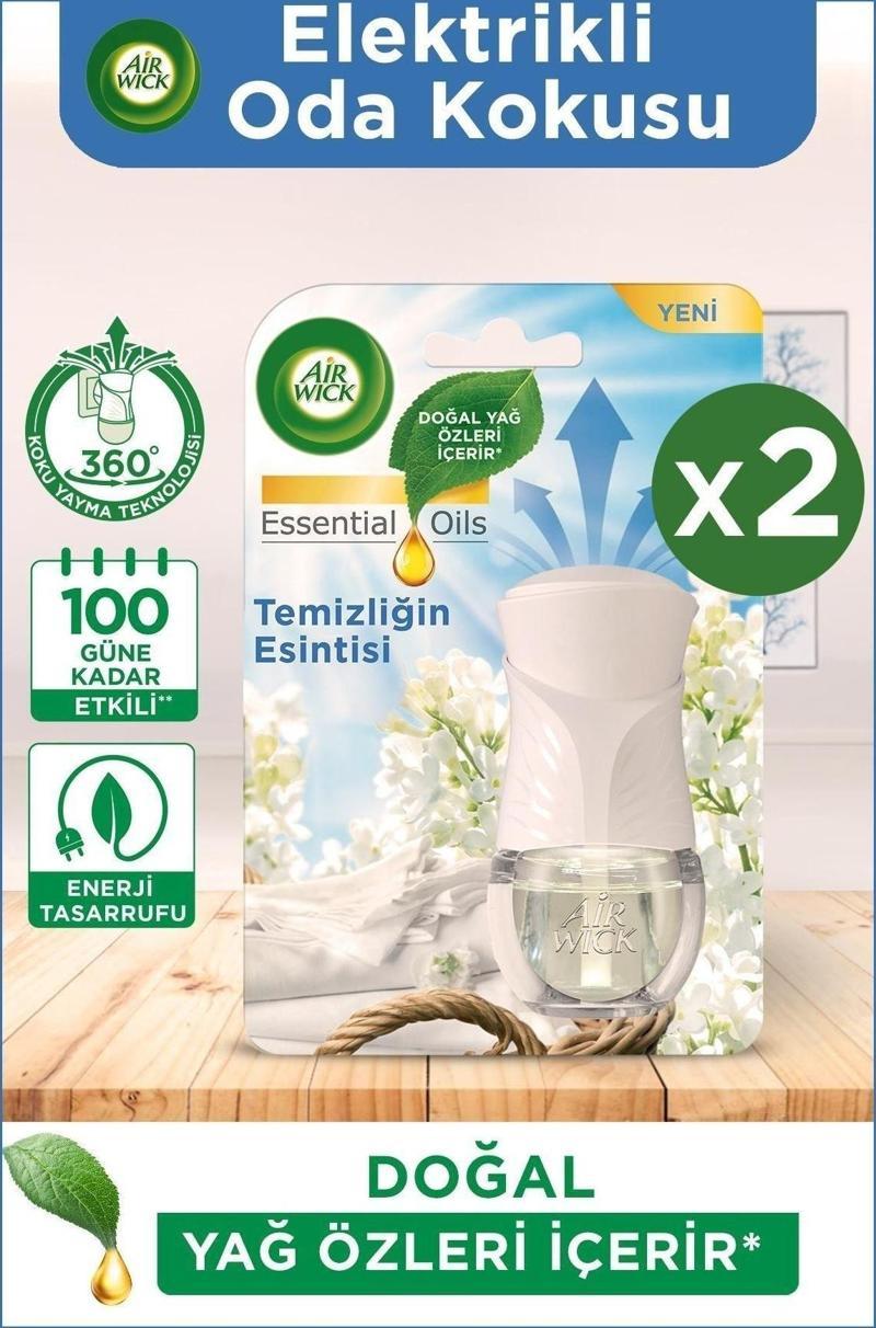 Elektrikli Oda Kokusu Cihaz Temizliğin Esintisi x 2 Adet