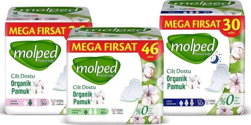 Pure Soft Hijyenik Ped Süper Mega Paket 112 Adet