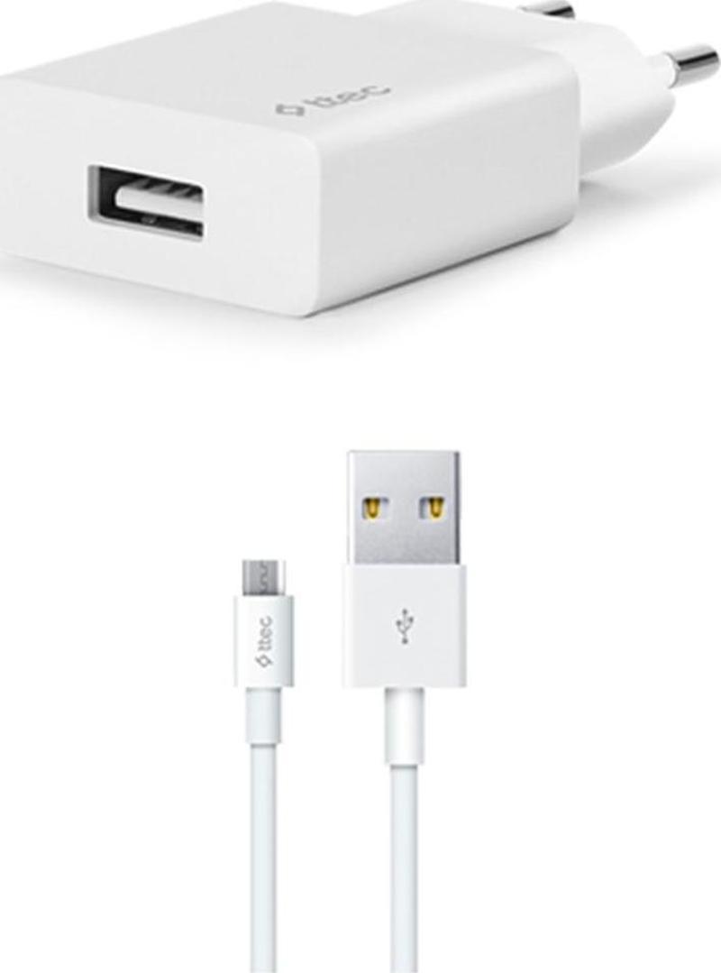 İphone 14 Plus Smart Fast Charger 2.1A Seyahat Şarj Aleti + Lightning USB Kablo