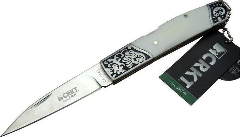 CRKT CR 0144 WY Kamp Çakı 20 cm - Sedef Saplı, Kılıflı, Kutulu
