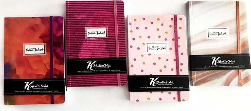 14X20 Lastikli Ciltli Daily Journal 80 Yaprak Kareli Defter 383922-99