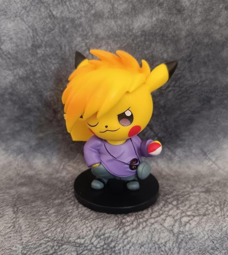 Pokemon Pikachu Kawaii Naruto Anime Karakter 9cm Figür Biblo 1 adet