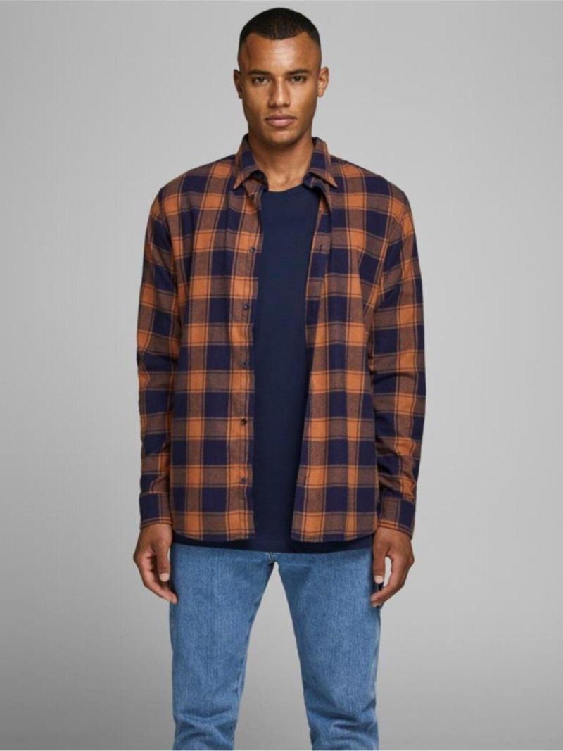 Jack & Jones Jack Jones Erkek Oduncu Kareli Gömlek 12161547