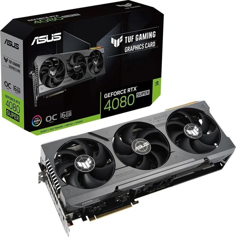 GeForce RTX 4080 Super TUF Gaming O16G 16GB GDDR6X 256 Bit DLSS 3 Ekran Kartı