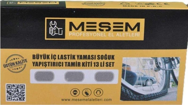 13Lü Bisiklet Motorsiklet Iç Lastik Yaması Soğuk Yapıştırıcılı