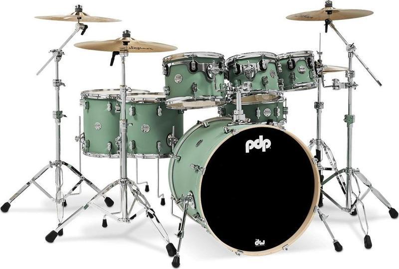 Concept Akçaağaç 7-Parça 22" Akustik Davul (Satin Seafoam)