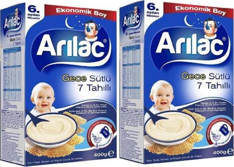 Instant Ek Gıda 7 Tahıllı Gece 400 gr x 2 Adet