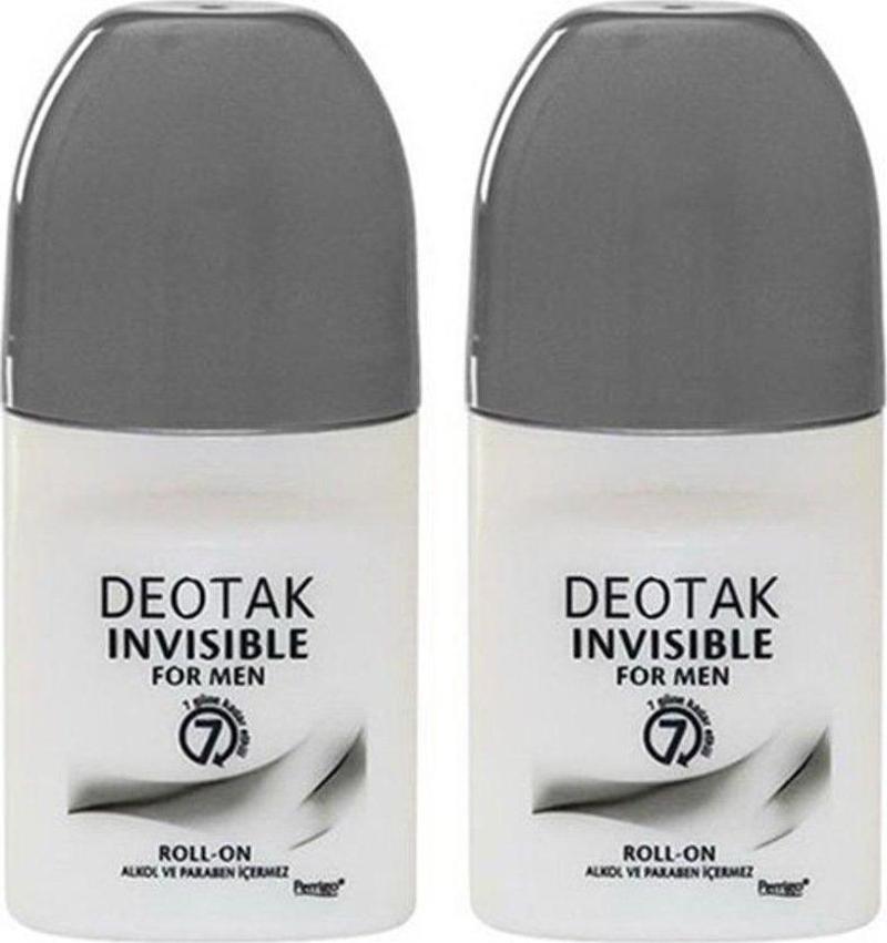 Invisible For Men Roll-On Deodorant 35 ml x 2 Adet