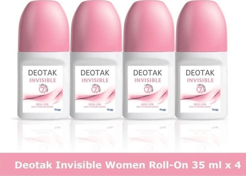 İnvisible Roll-On Deodorant 35 ml x 4 Adet