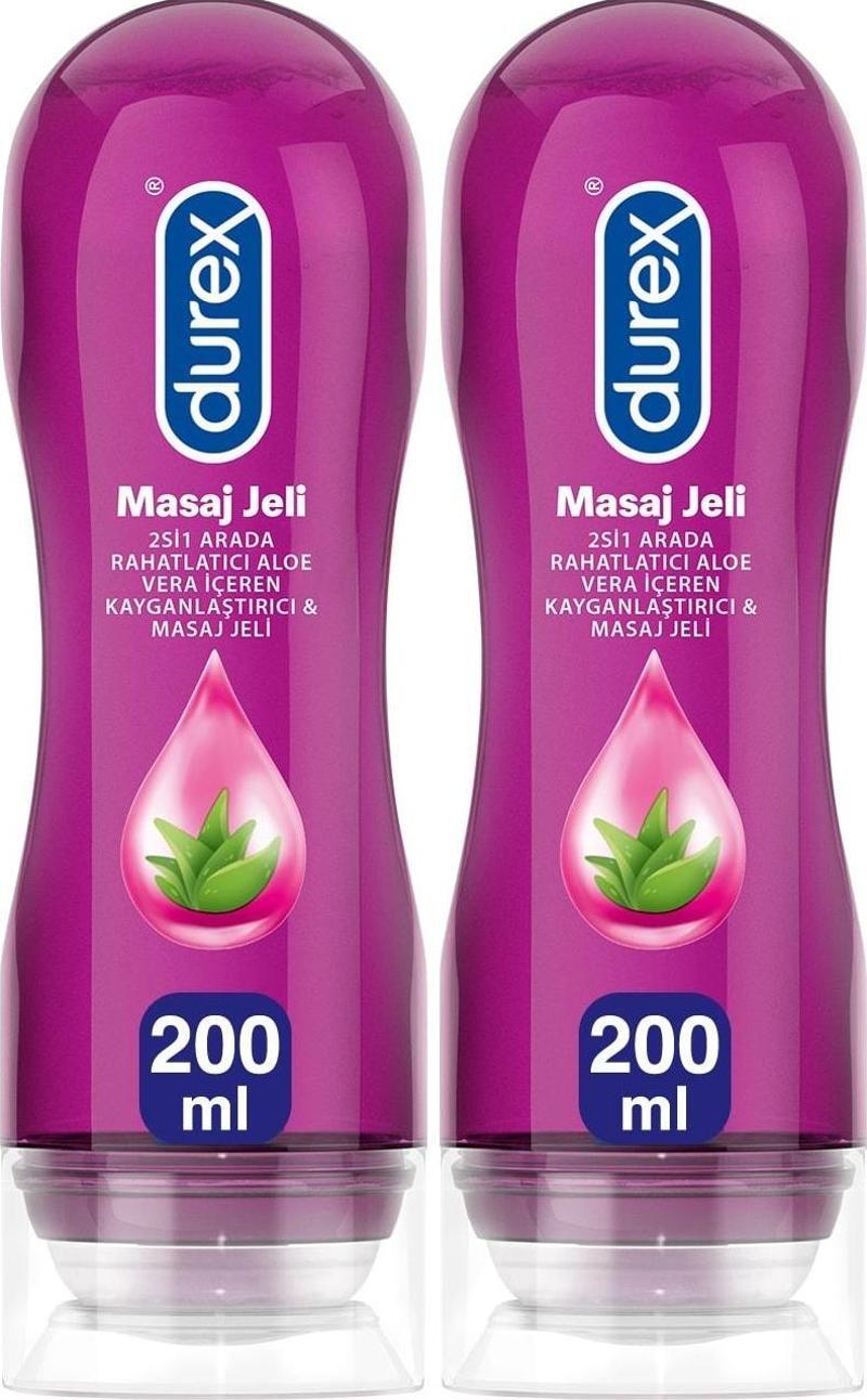 Play Masaj Jeli ve Kayganlaştırıcı Aloe Veralı 200 Ml x 2 Adet