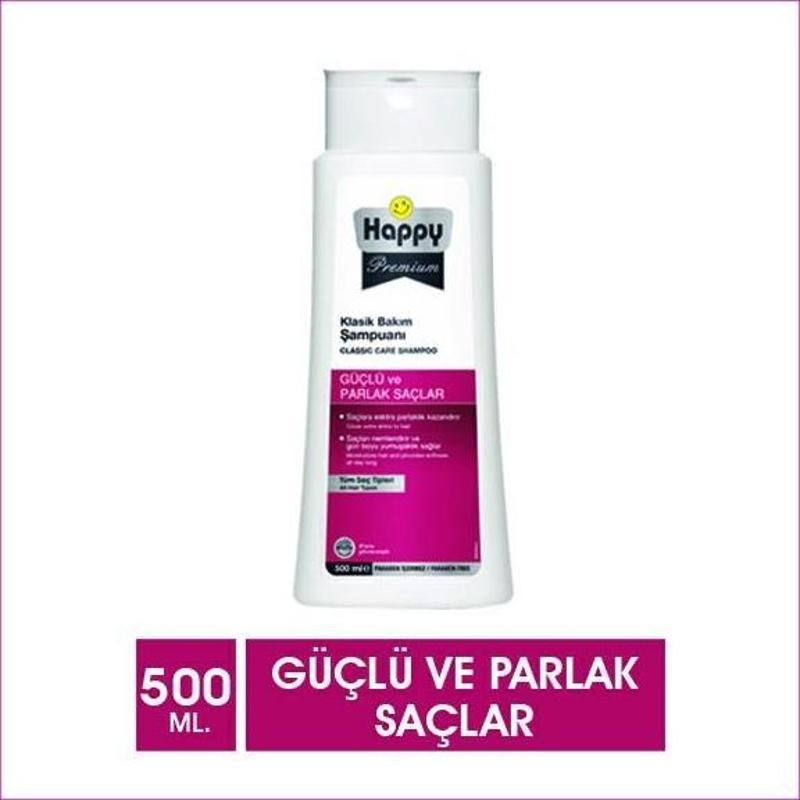 Premium Güçlü ve Parlak Saçlar Klasik Bakım Şampuanı 500 ml