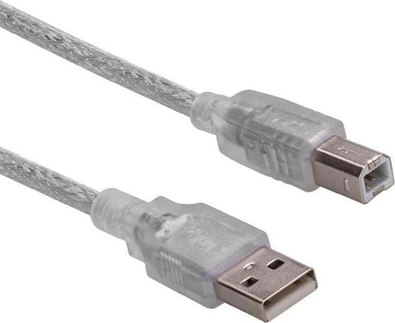 ONTECH - Slınk Sl-u2015 1,5mt Usb 2.0 Şeffaf Yazıcı Kablosu