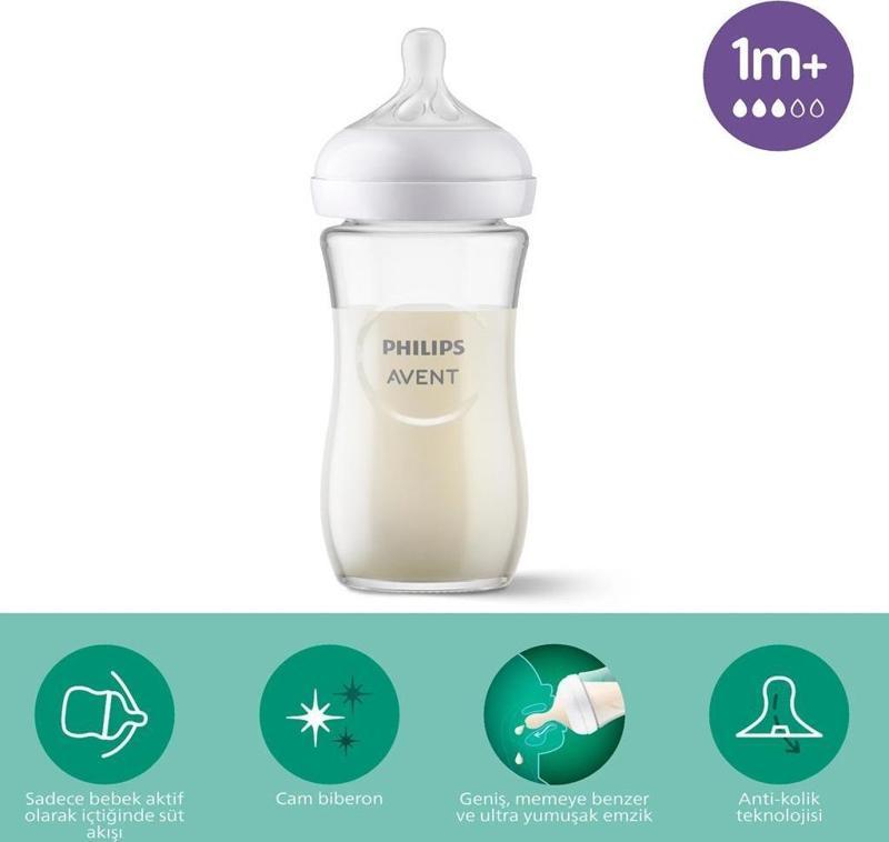 Avent Doğal Tepkili Natural Response Cam Biberon 240 Ml 1+ Ay