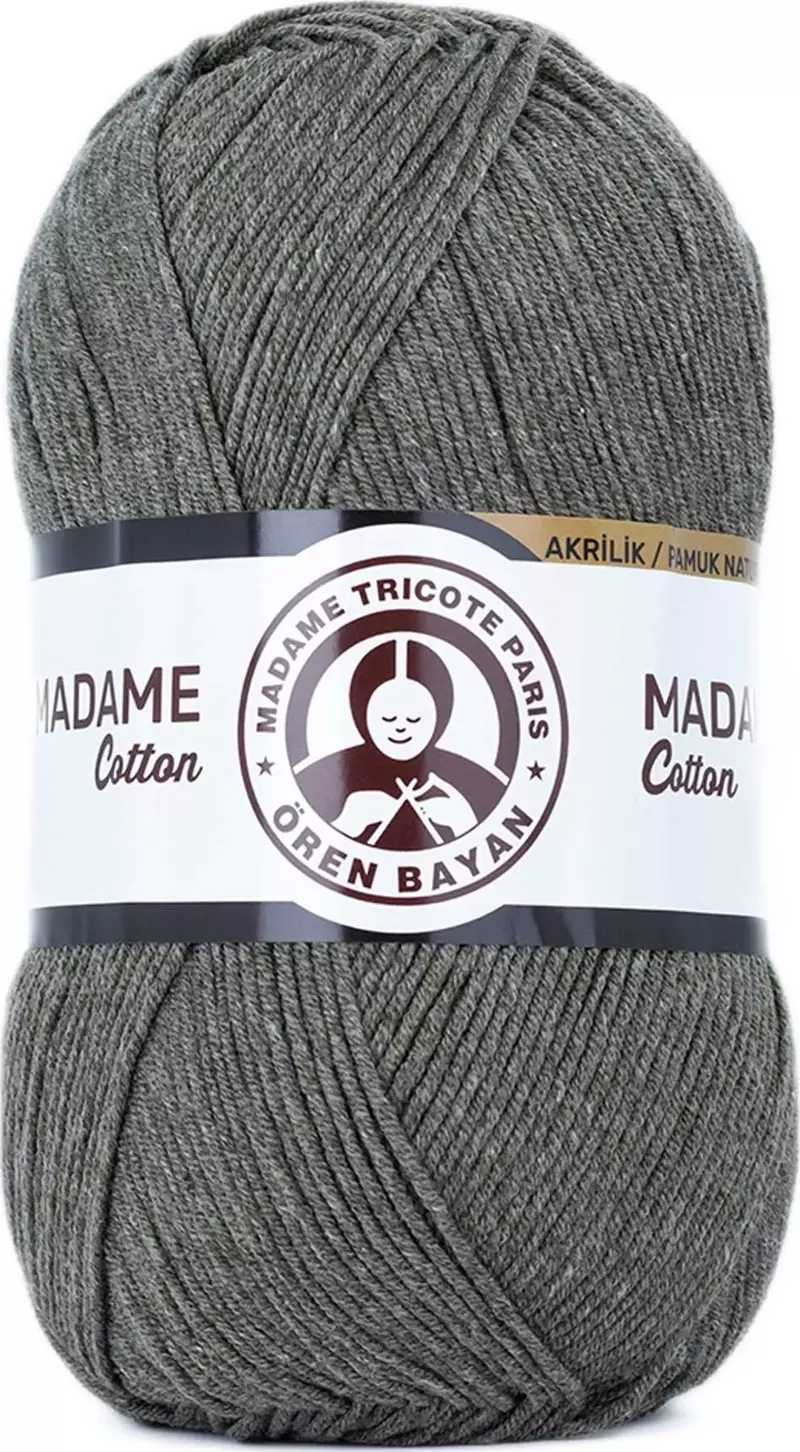 1 Adet Madame Cotton El Örgü İpi Yünü 100 Gr 055 Yeşil