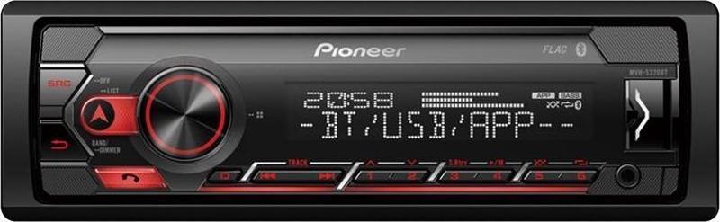 Pıoneer Mvh-S320Bt Usb/Fm/Aux/Mp3 Bluetoothlu Mekaniksiz Oto Teyp 4X50 Watt (4741)