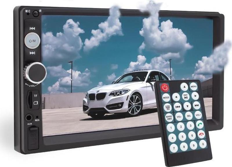 Magıcvoıce Mv-5418 Usb/Sd/Fm/Aux/Bluetooth/Mp5 7 Dokunmatik Mekaniksiz Double Oto Teyp (4741)