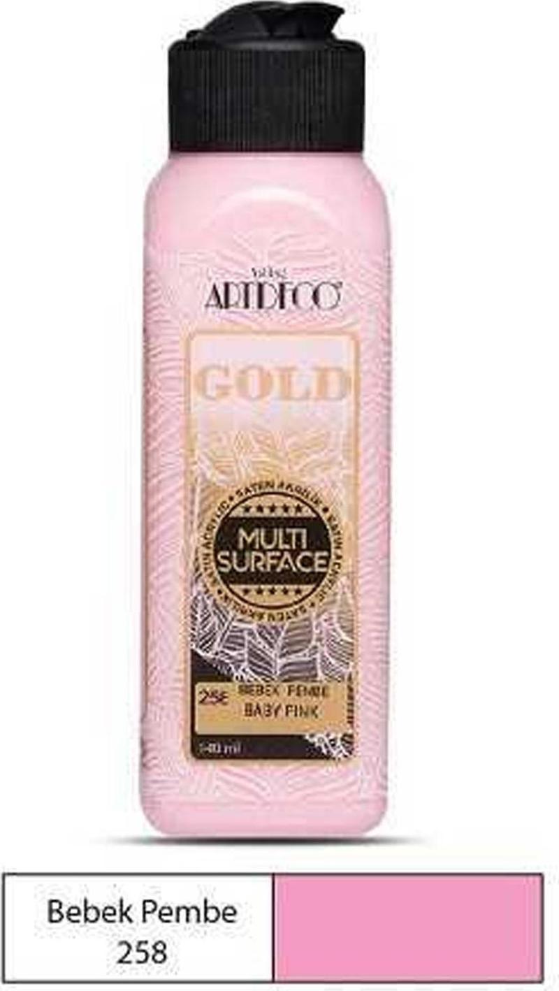Artdeco Gold Akrilik Boya 140Ml Bebek Pembe 258