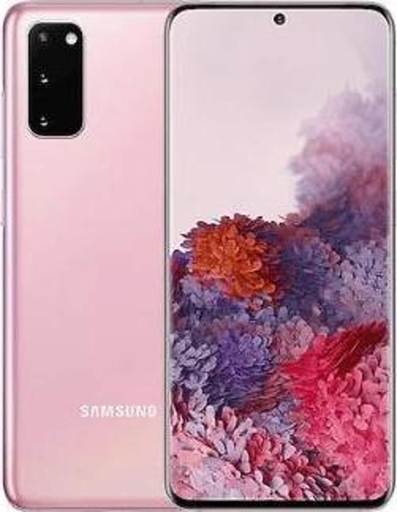 Yenilenmiş SAMSUNG GALAXY S20 128GB -B Kalite- Pembe