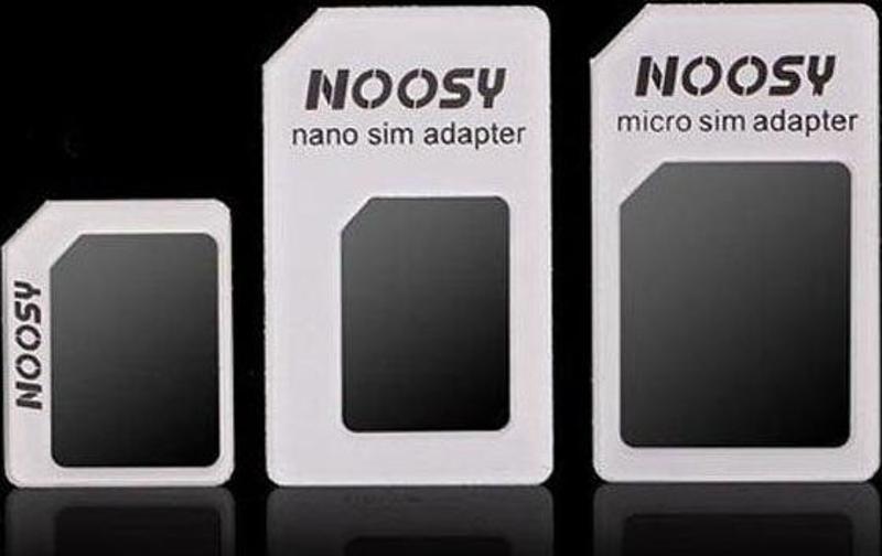Noosy: Nano Ve Micro Sim Kart Adaptörü (4741)
