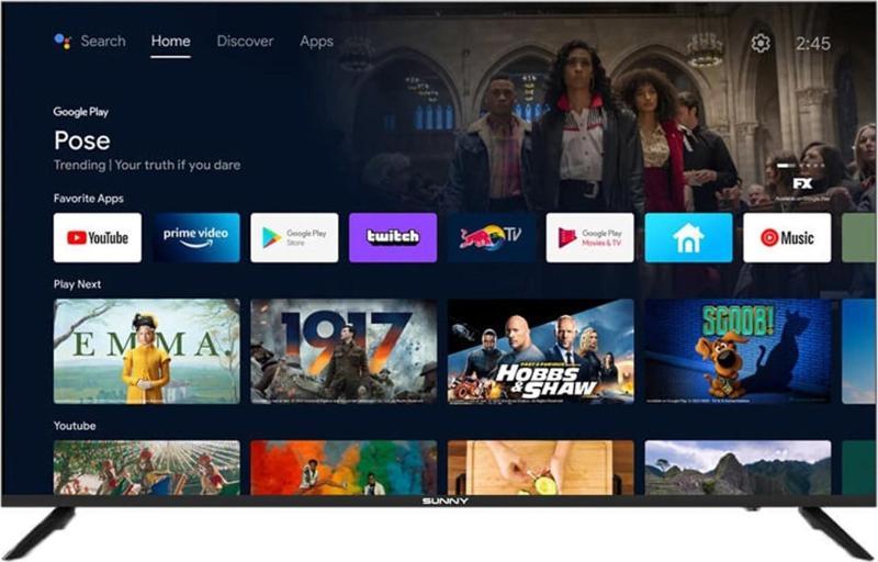 TV SN55FMN601 55'' 139 EKRAN UYDU ALICILI 4K ULTRA HD GOOGLE SMART LED TV