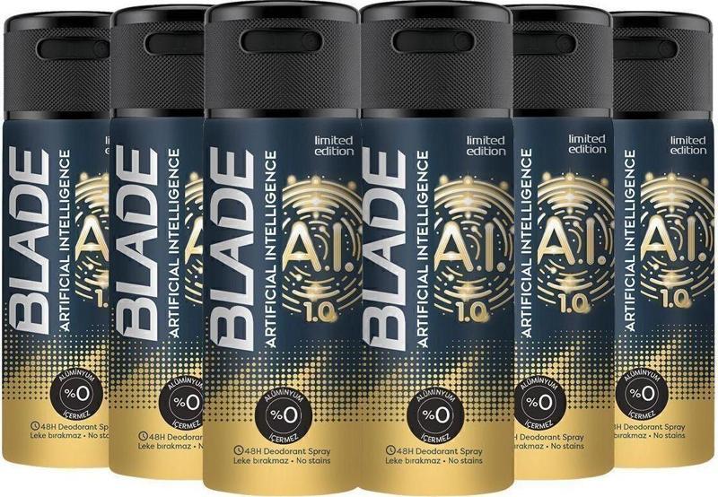 Artificial Intelligence 1.0 Erkek Deodorant 6X150 Ml