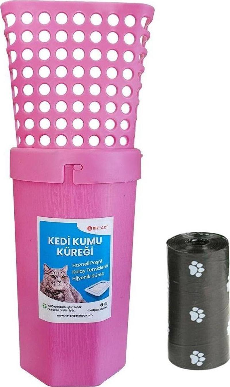 Kedi Kum Küreği Poşet Hazneli