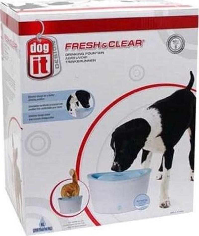 Dogit Fresh Clear Kedi ve Köpek Plastik Su Kabı 6000 Ml