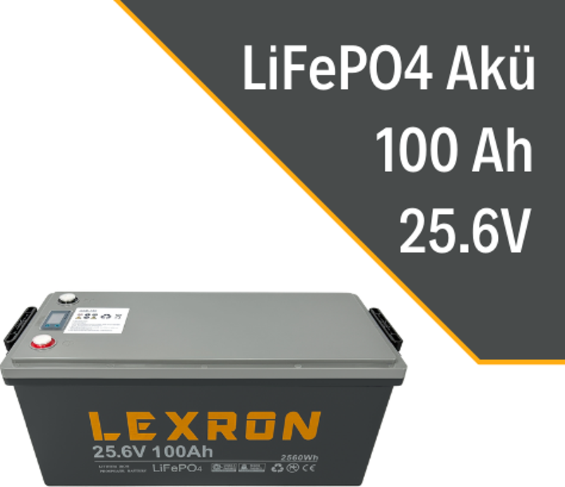 100ah 25,6v Lityum Akü LXR24100L