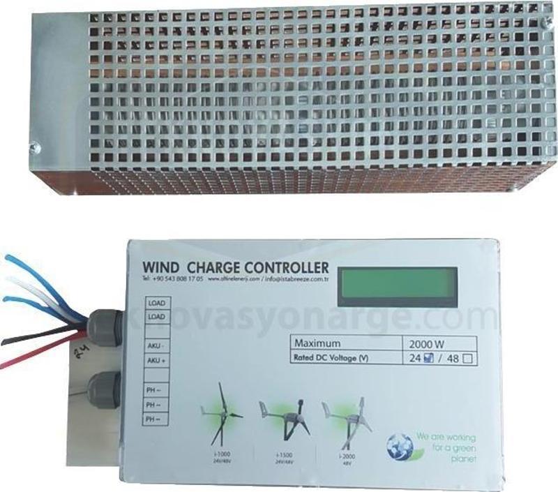 2000 WATT 48V Rüzgar Türbini Yerli Şarj Kontrol Cihazı - 2KW