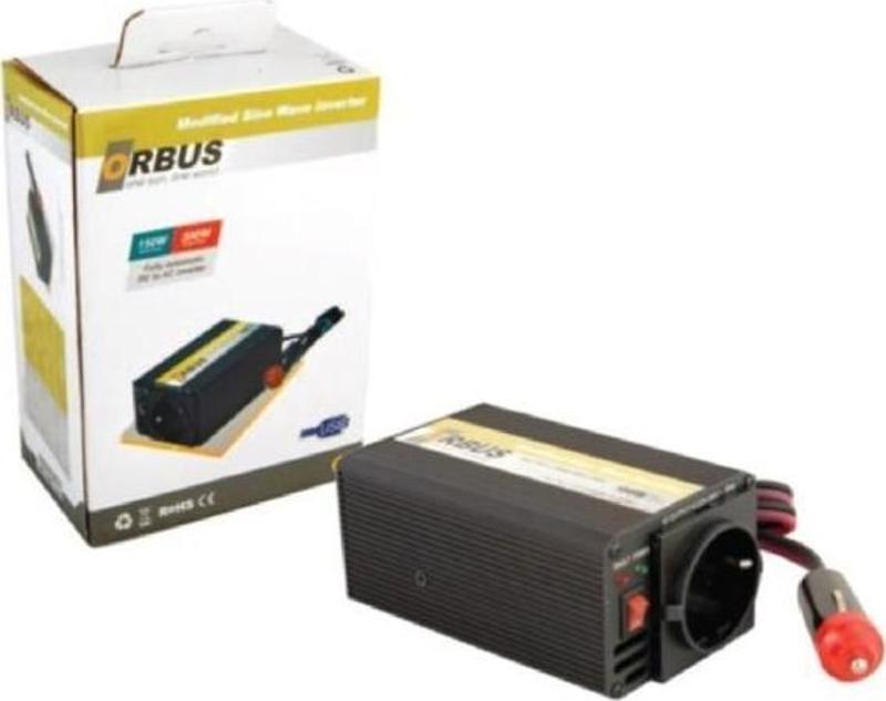 İNVERTER 150W 12V ORBUS MODIFELD SINUS MS-150W - 12 VOLT