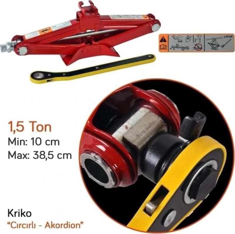 İnfiniti I30 2000 - 2024 Oto Araç Krikosu 1.5 Ton Makas Tip