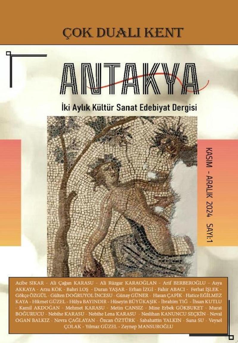 Çok Dualı Kent/ Antakya KSE Dergisi, Sayı 1