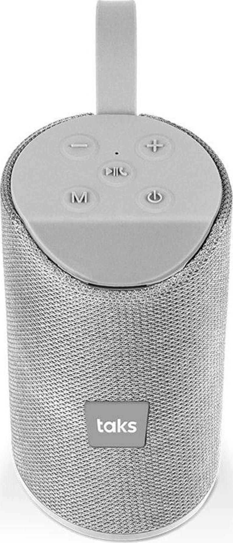 5Bh01Gr Taks Kh01 Taşınabilir Kablosuz Bluetooth Hoparlör Gri