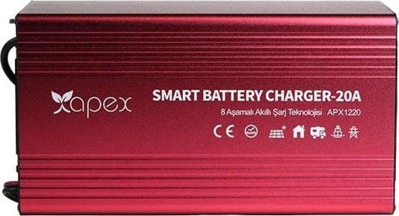 APX1220 Apex 12V 20A Smart Akü Şarj Cihazı 