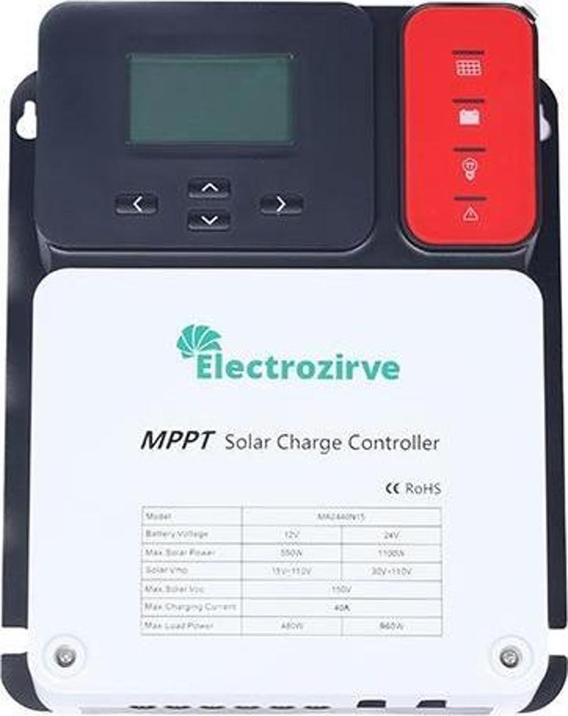 MA2440N15 40A Mppt Charge Controller 12/24V