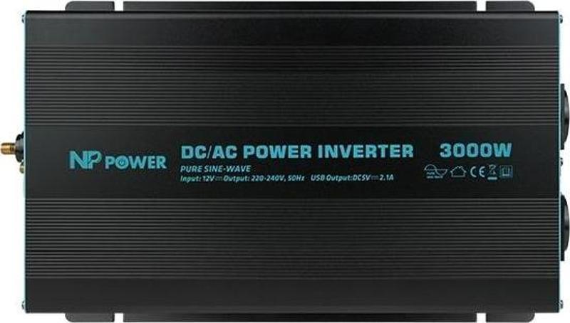 NP3000-12 NP Power 3000W Tam Sinüs İnverter 12V