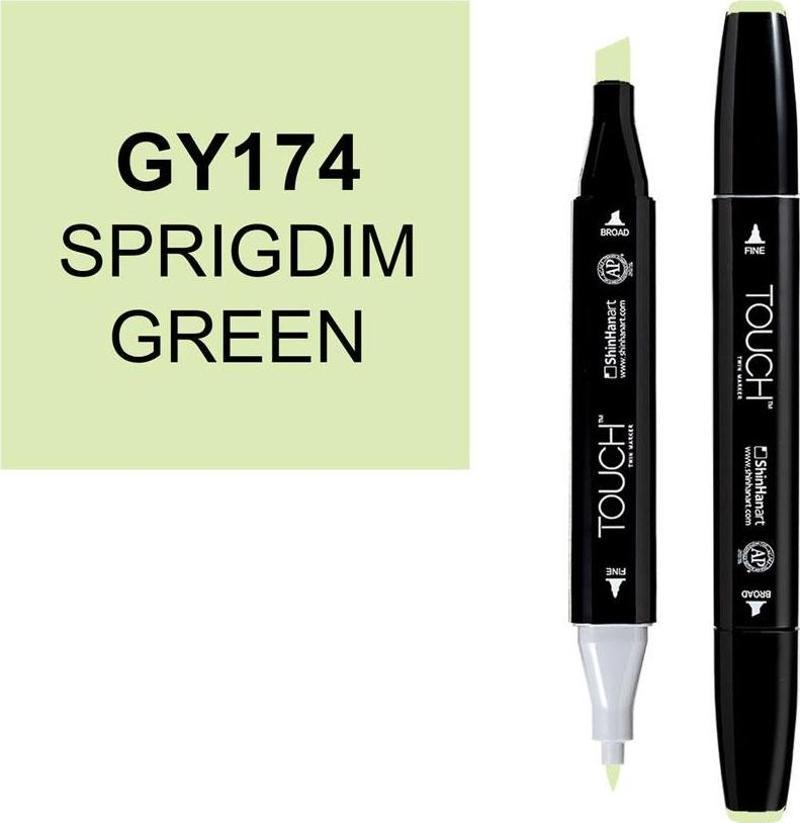 Twin Marker 174 Spring Dim Green